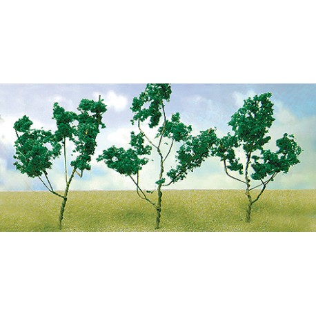 větve, křoví, podrost - zeleň tmavá, výška 4 - 8 cm, 60 ks