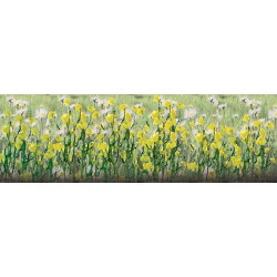 kopretiny a gerbery (bílé a žluté), výška cca 1 cm, celkem 24 ks